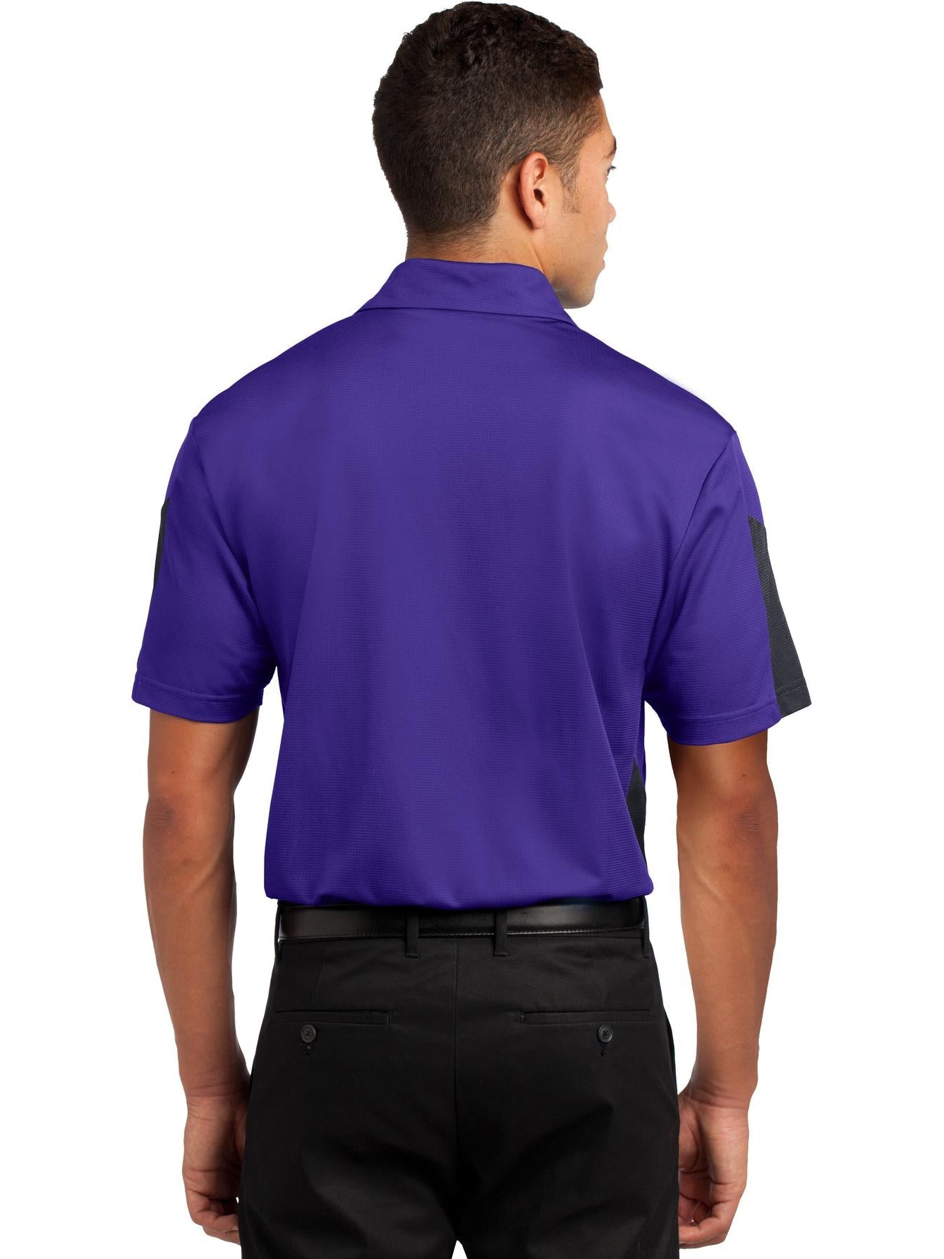 no-logo Sport-Tek PosiCharge Active Textured Colorblock Polo-Regular-Sport-Tek-Thread Logic