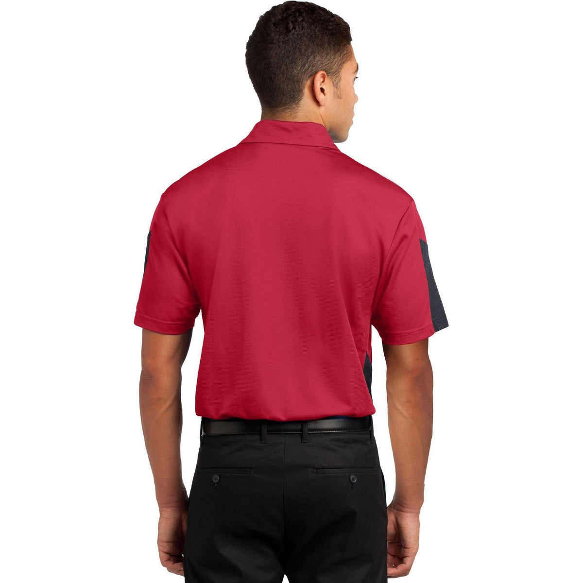 no-logo Sport-Tek PosiCharge Active Textured Colorblock Polo-Regular-Sport-Tek-Thread Logic