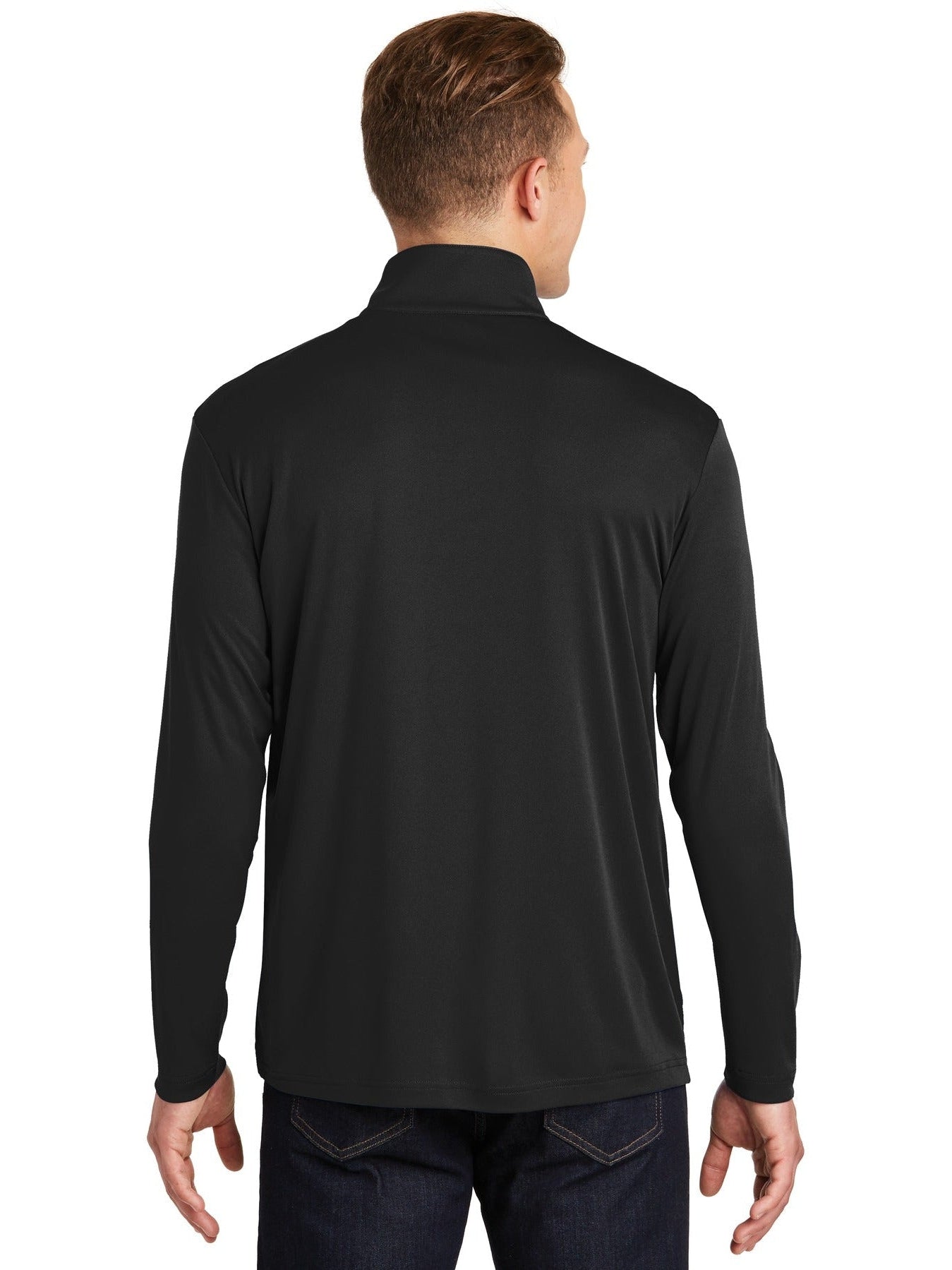 Sport Tek ST357 Quarter-Zip Pullover with Custom Embroidery