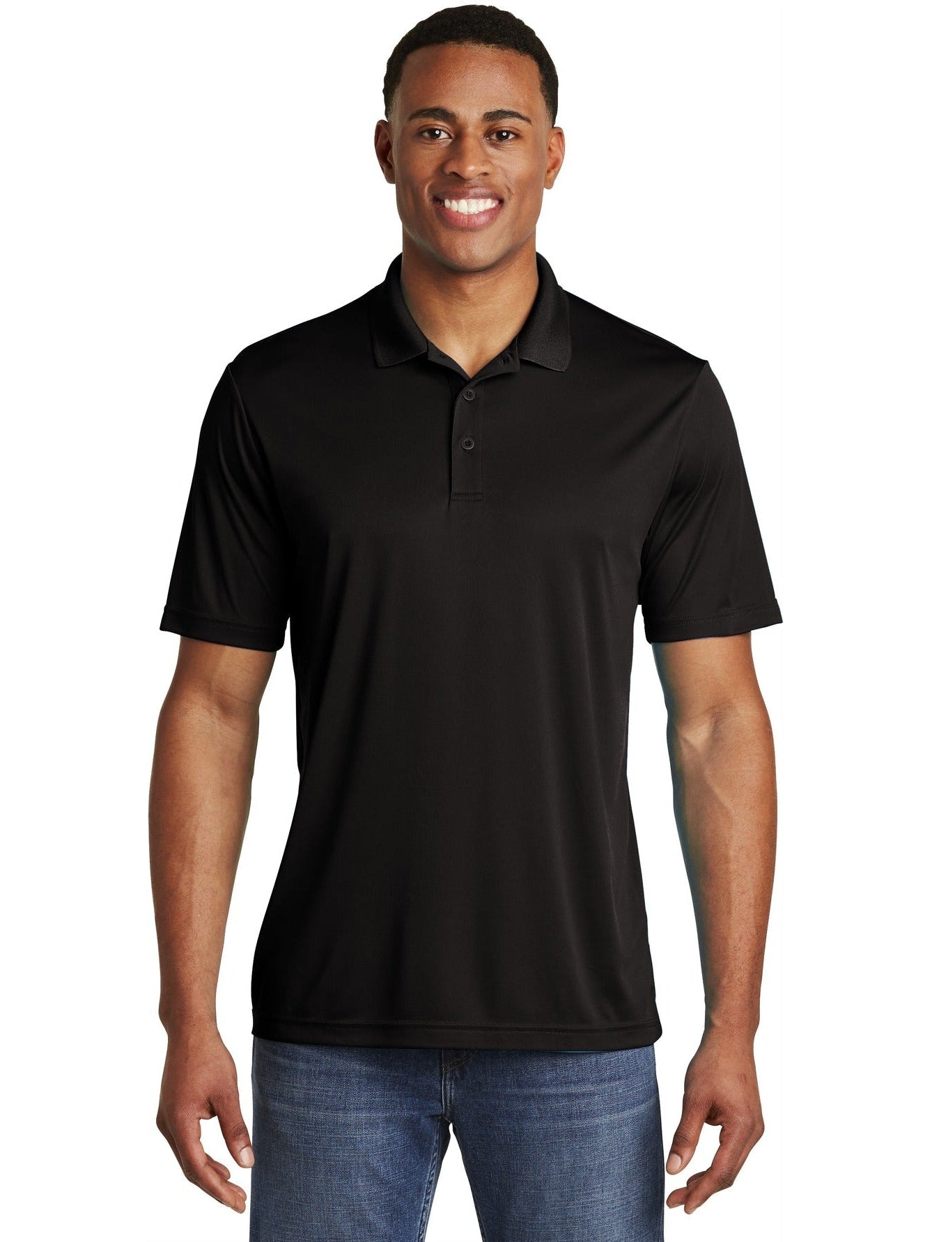  Sport-Tek PosiCharge Competitor Polo-Regular-Sport-Tek-Black-S-Thread Logic