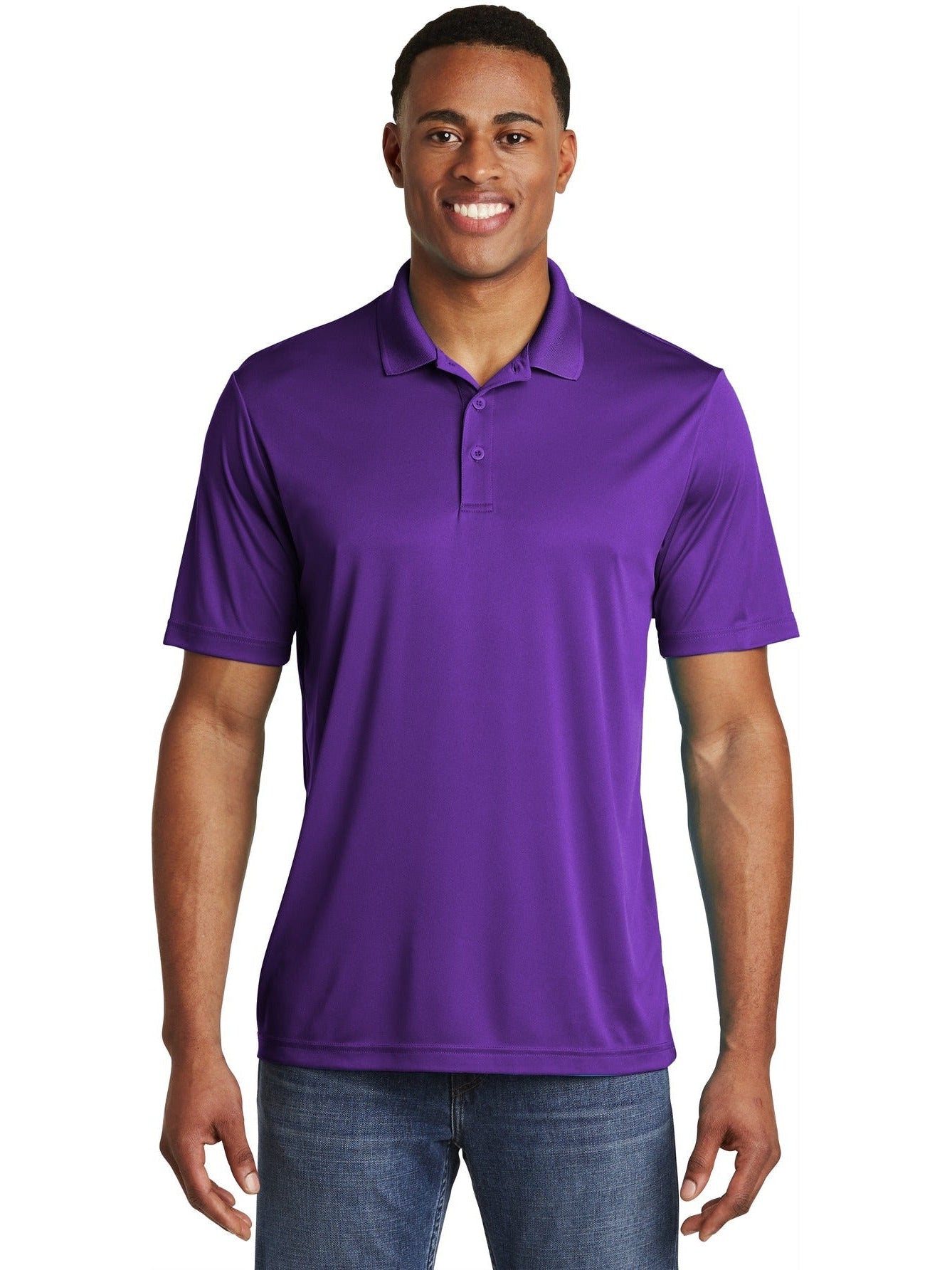 Sport-Tek PosiCharge Competitor Polo-Regular-Sport-Tek-Purple-S-Thread Logic