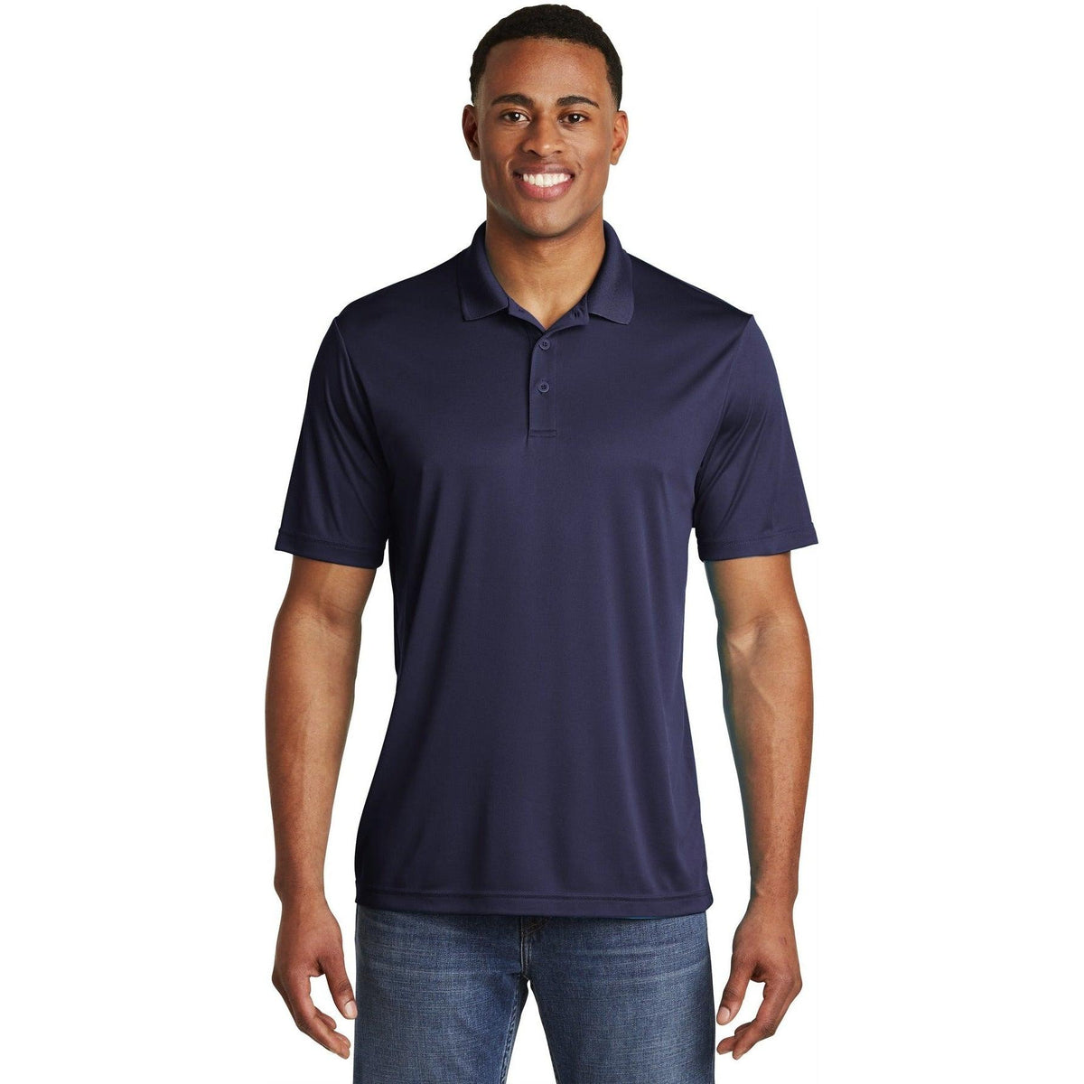 no-logo  Sport-Tek PosiCharge Competitor Polo-Regular-Sport-Tek-True Navy-S-Thread Logic