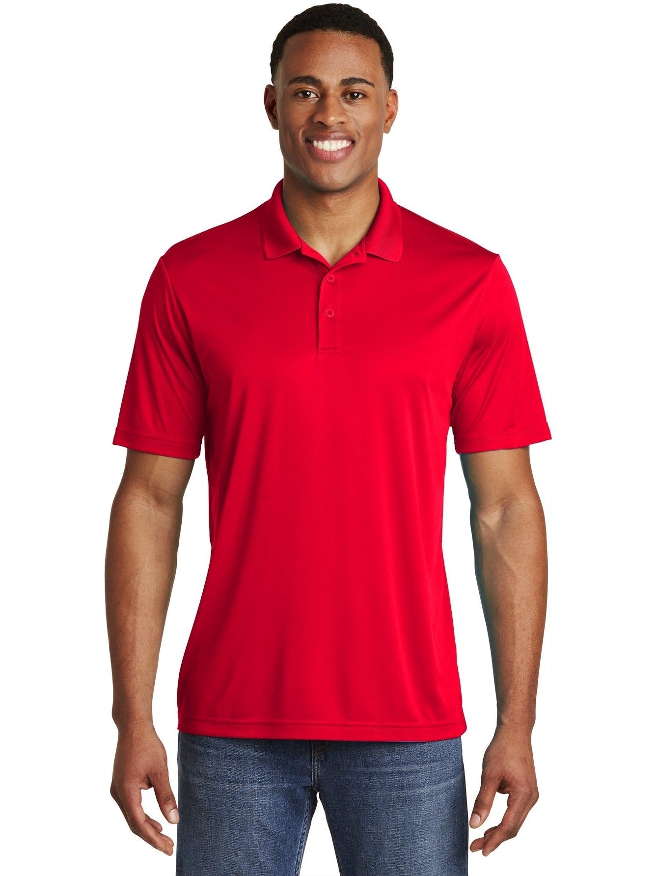 Sport-Tek PosiCharge Competitor Polo-Regular-Sport-Tek-True Red-S-Thread Logic