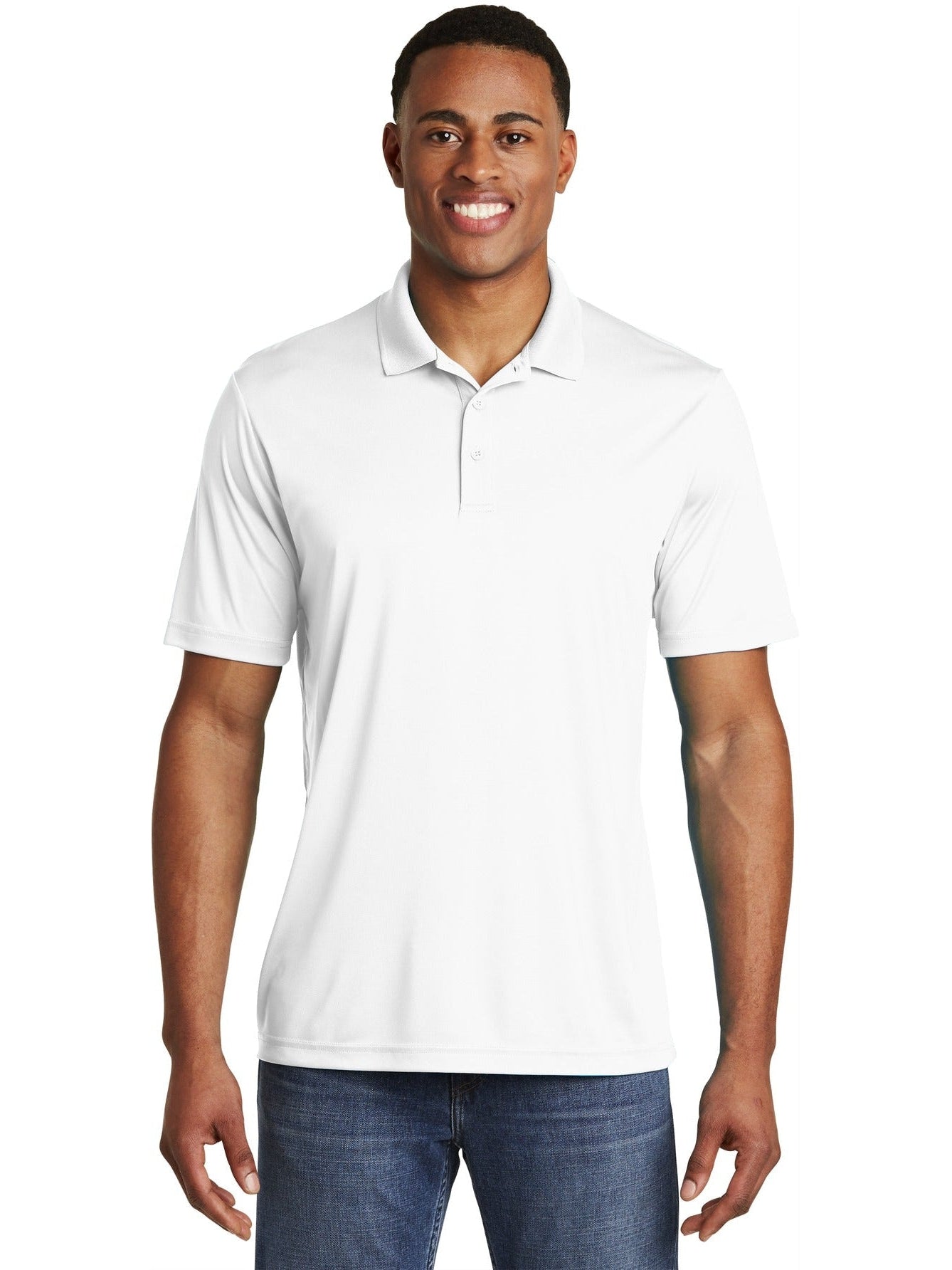  Sport-Tek PosiCharge Competitor Polo-Regular-Sport-Tek-White-S-Thread Logic