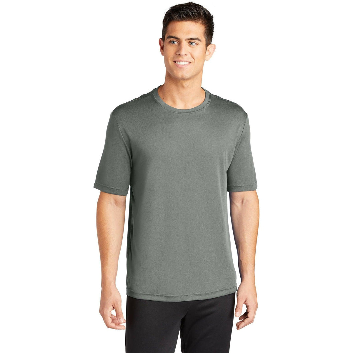 no-logo Sport-Tek PosiCharge Competitor Tee-Polos-Sport-Tek-Grey Concrete-S-Thread Logic