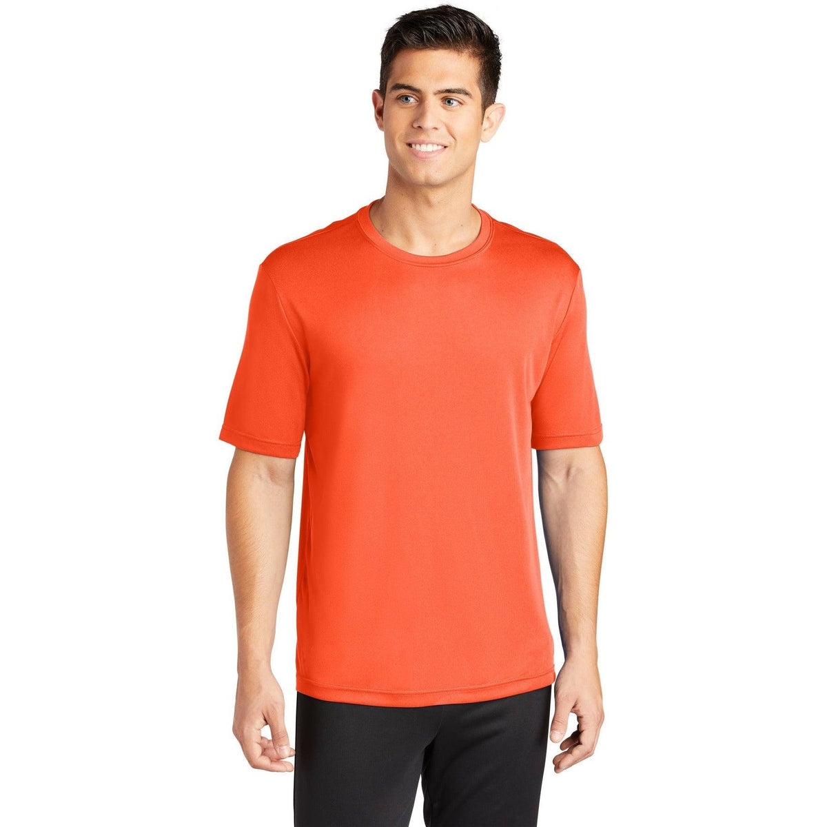 no-logo Sport-Tek PosiCharge Competitor Tee-Polos-Sport-Tek-Neon Orange-S-Thread Logic