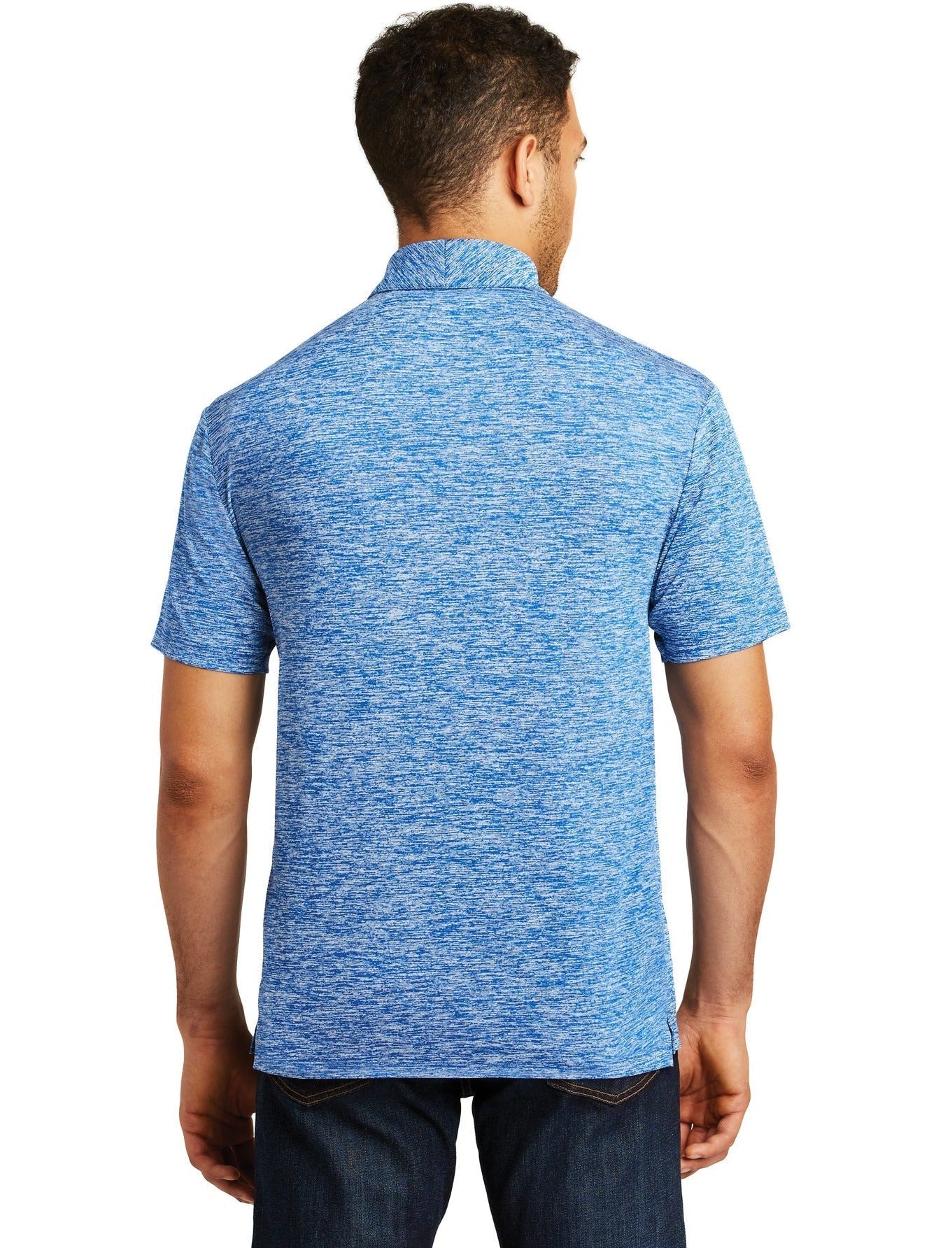 no-logo Sport-Tek PosiCharge Electric Heather Polo-Regular-Sport-Tek-Thread Logic