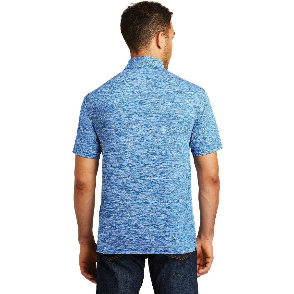no-logo Sport-Tek PosiCharge Electric Heather Polo-Regular-Sport-Tek-Thread Logic