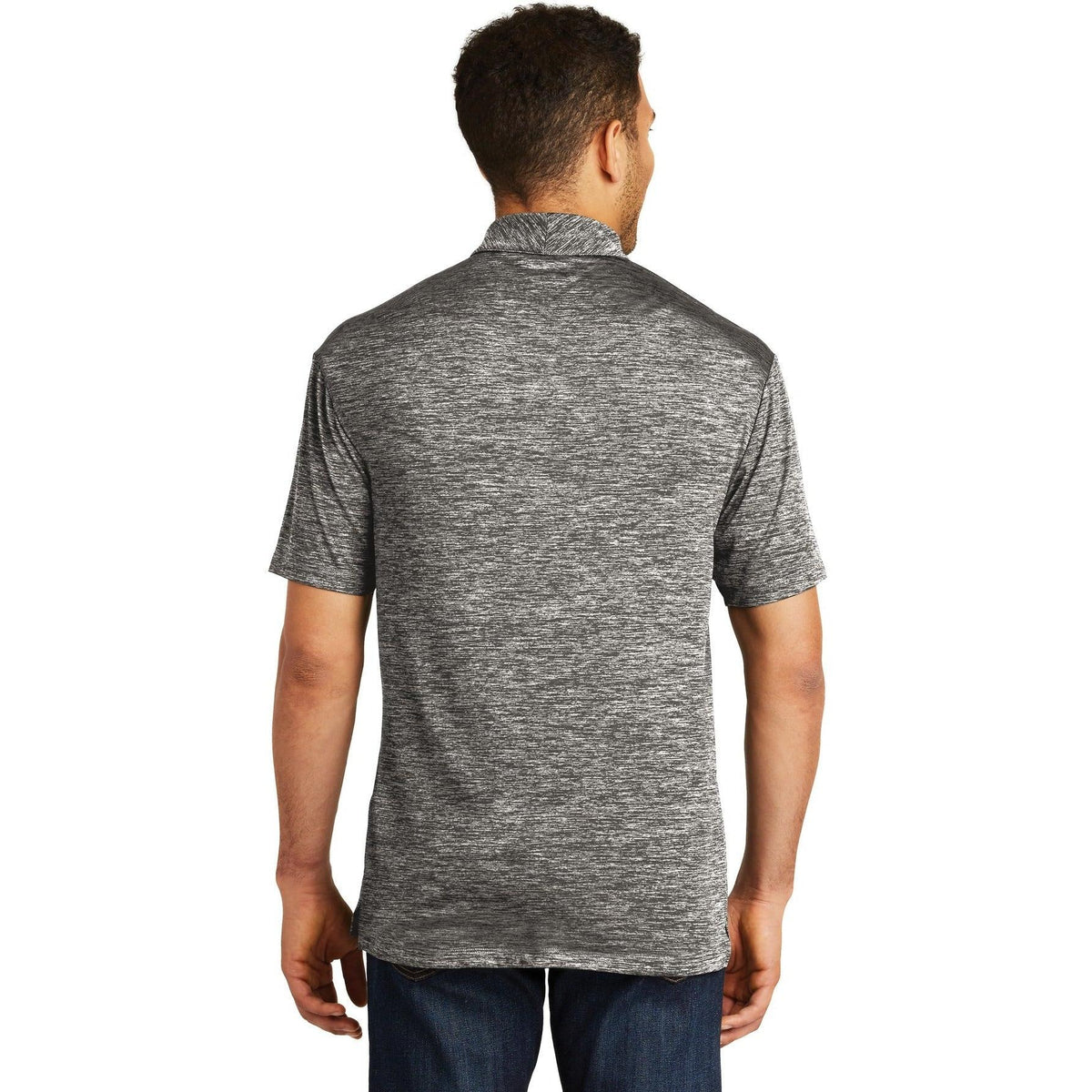 no-logo Sport-Tek PosiCharge Electric Heather Polo-Regular-Sport-Tek-Thread Logic