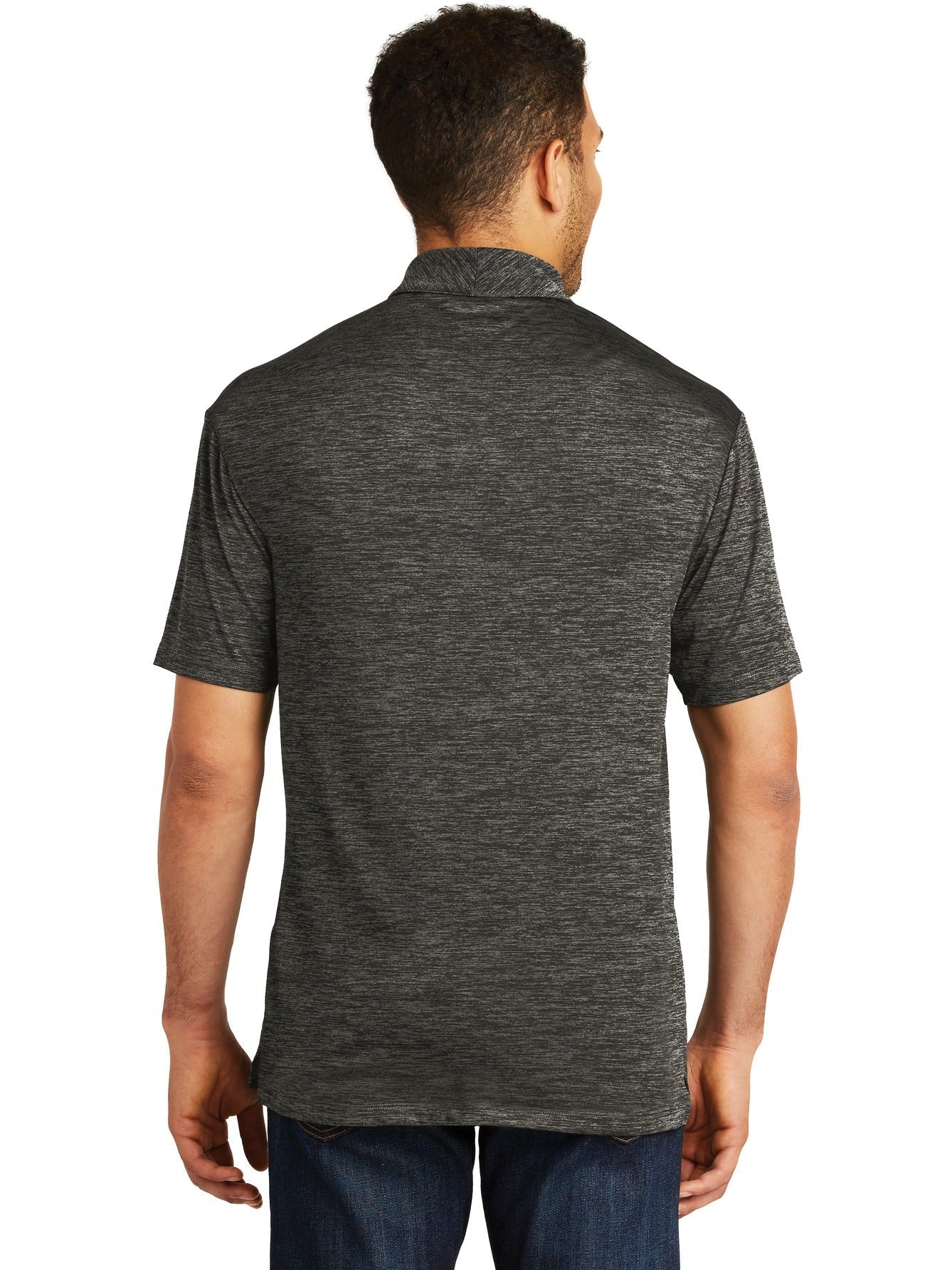 no-logo Sport-Tek PosiCharge Electric Heather Polo-Regular-Sport-Tek-Thread Logic