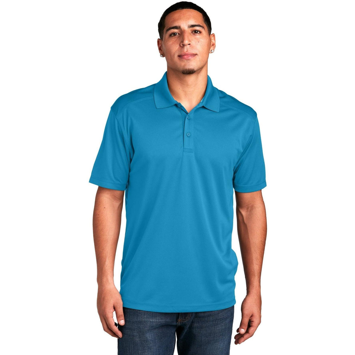 no-logo  Sport-Tek PosiCharge Micro-Mesh Polo-Regular-Sport-Tek-Blue Wake-S-Thread Logic