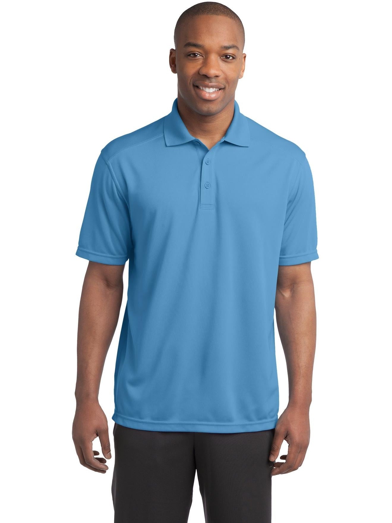 Sport-Tek PosiCharge Micro-Mesh Polo-Regular-Sport-Tek-Carolina Blue-S-Thread Logic