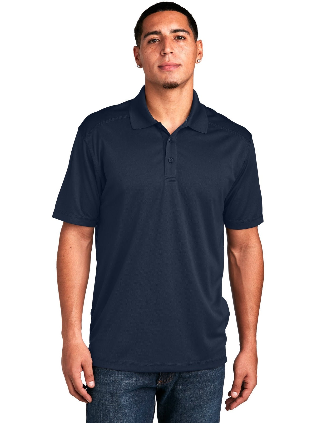  Sport-Tek PosiCharge Micro-Mesh Polo-Regular-Sport-Tek-True Navy-S-Thread Logic