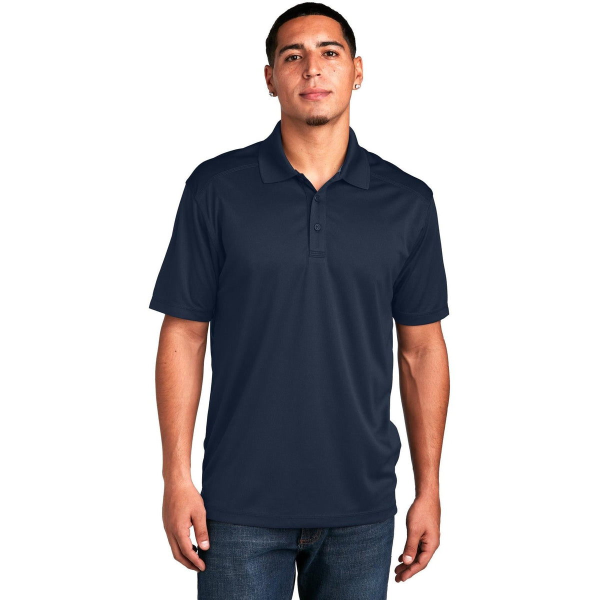 no-logo  Sport-Tek PosiCharge Micro-Mesh Polo-Regular-Sport-Tek-True Navy-S-Thread Logic