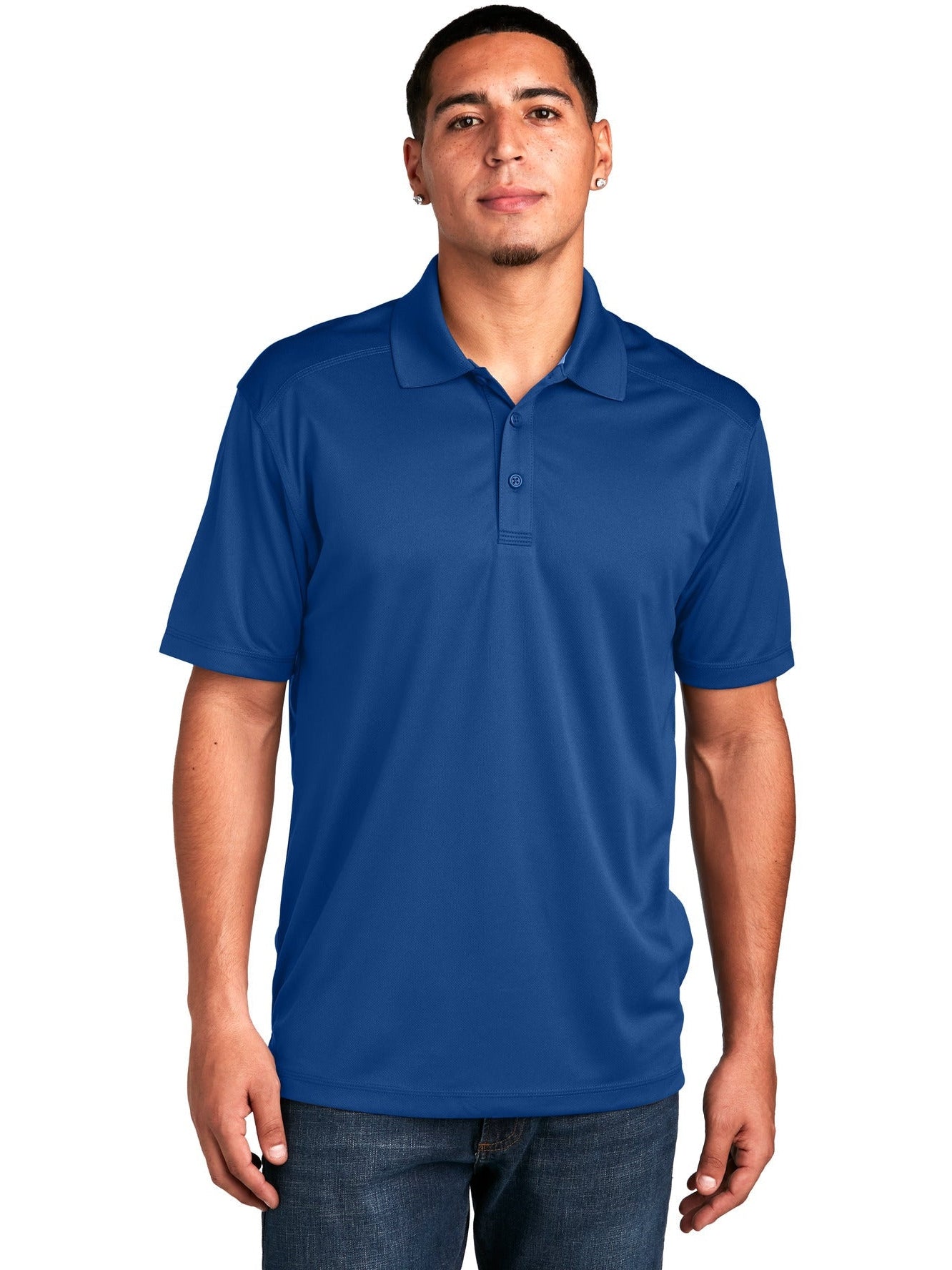  Sport-Tek PosiCharge Micro-Mesh Polo-Regular-Sport-Tek-True Royal-S-Thread Logic