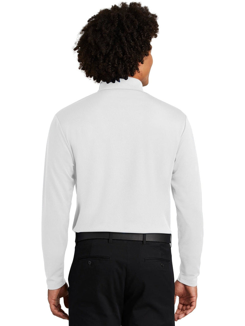 no-logo Sport-Tek PosiCharge RacerMesh Long Sleeve Polo-Regular-Sport-Tek-Thread Logic