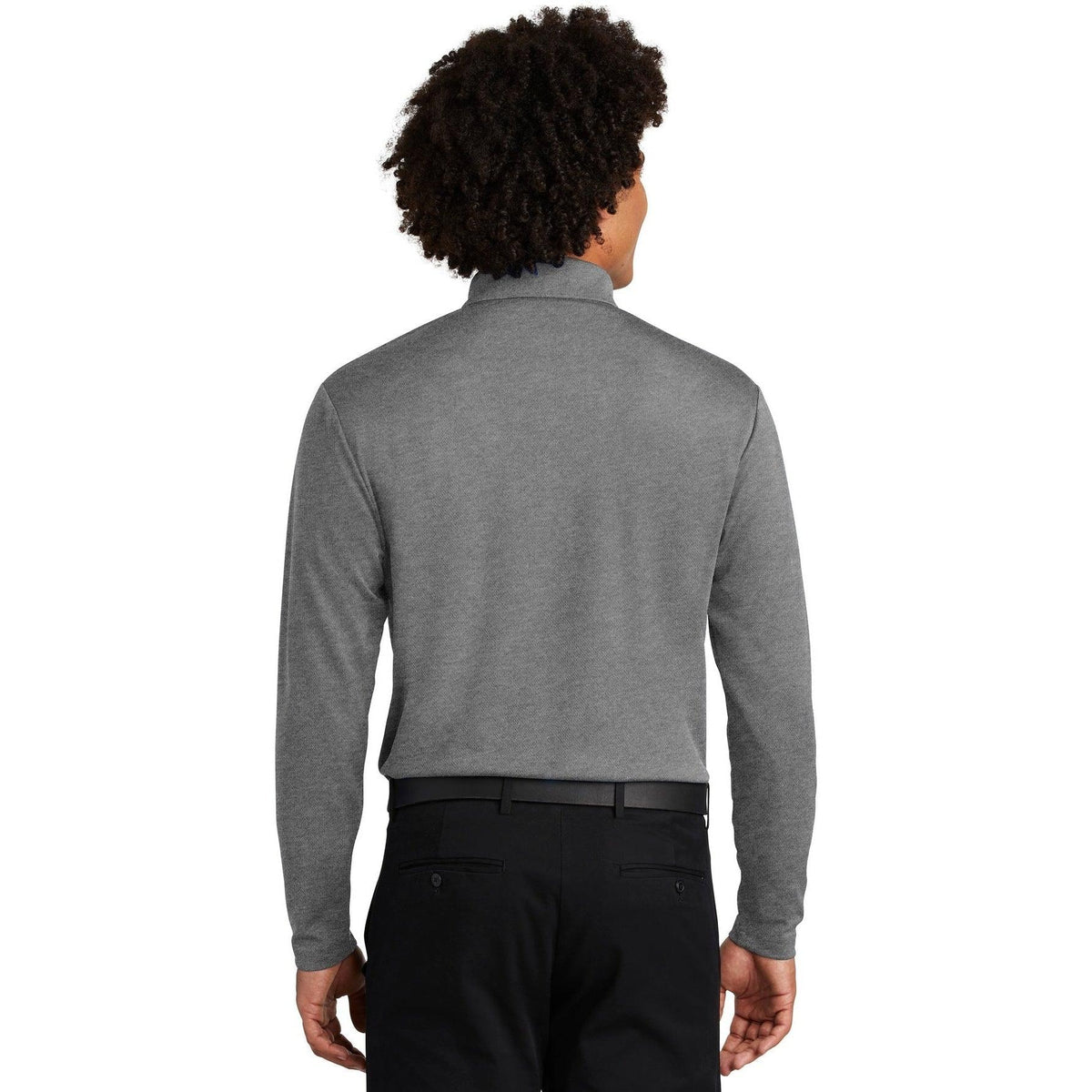 no-logo Sport-Tek PosiCharge RacerMesh Long Sleeve Polo-Polos-Sport-Tek-Thread Logic