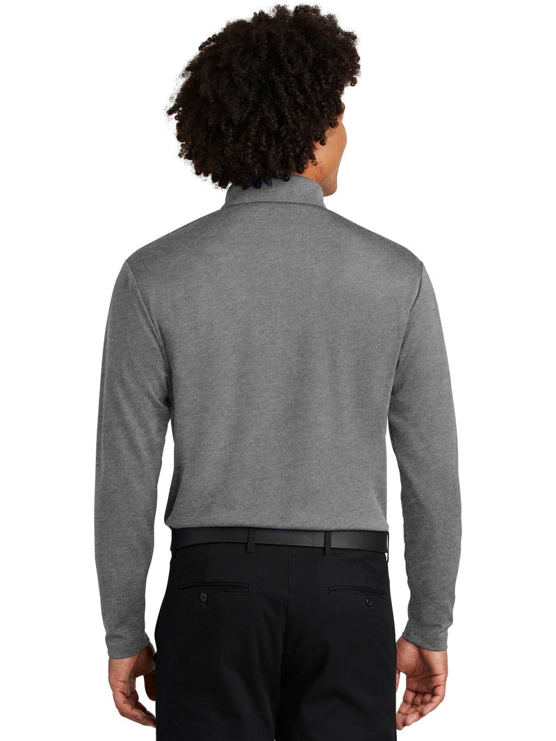 no-logo Sport-Tek PosiCharge RacerMesh Long Sleeve Polo-Regular-Sport-Tek-Thread Logic