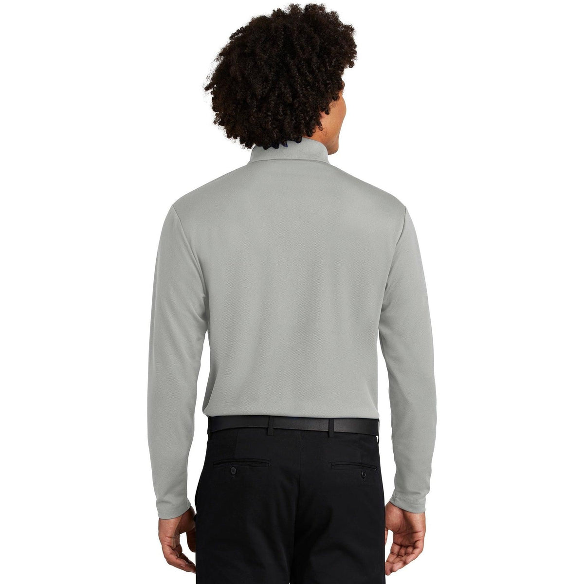 no-logo Sport-Tek PosiCharge RacerMesh Long Sleeve Polo-Polos-Sport-Tek-Thread Logic