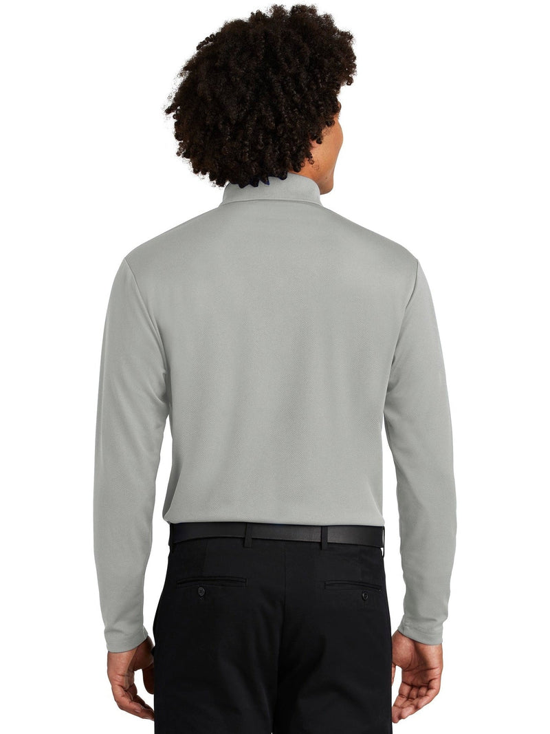 no-logo Sport-Tek PosiCharge RacerMesh Long Sleeve Polo-Regular-Sport-Tek-Thread Logic