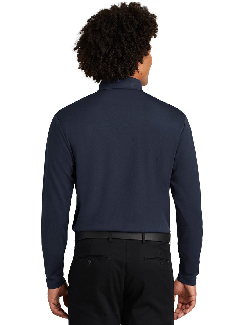 no-logo Sport-Tek PosiCharge RacerMesh Long Sleeve Polo-Regular-Sport-Tek-Thread Logic