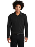  Sport-Tek PosiCharge RacerMesh Long Sleeve Polo-Regular-Sport-Tek-Black-S-Thread Logic