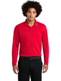  Sport-Tek PosiCharge RacerMesh Long Sleeve Polo-Regular-Sport-Tek-True Red-S-Thread Logic