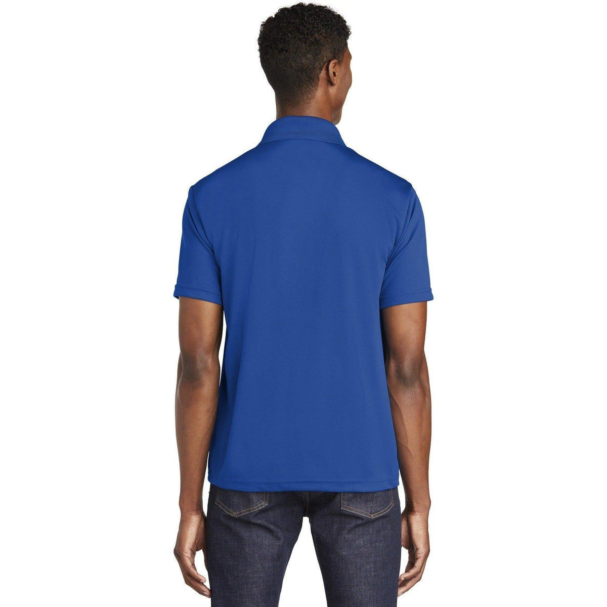 no-logo Sport-Tek PosiCharge RacerMesh Polo-Regular-Sport-Tek-Thread Logic