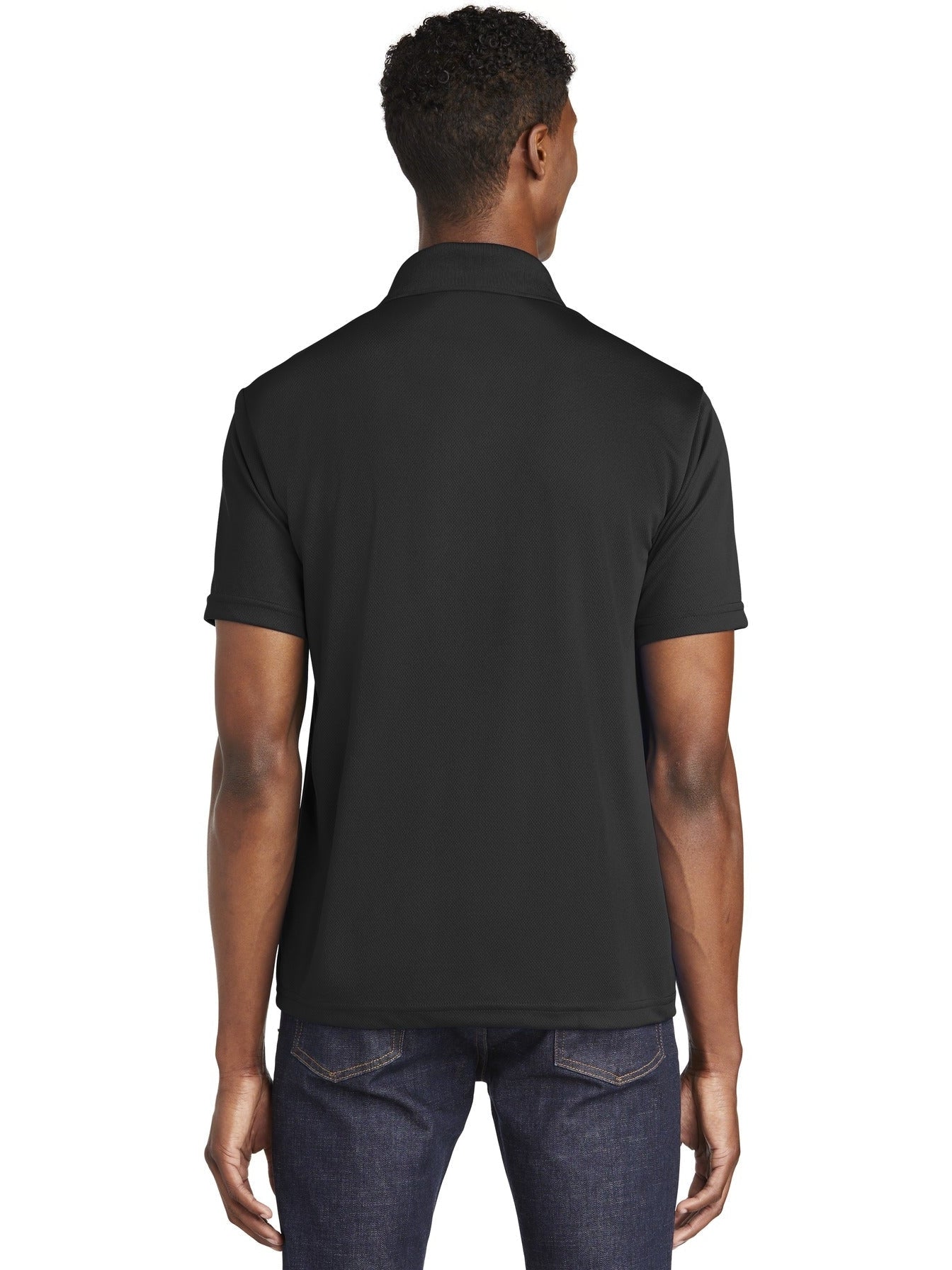 no-logo Sport-Tek PosiCharge RacerMesh Polo-Regular-Sport-Tek-Thread Logic