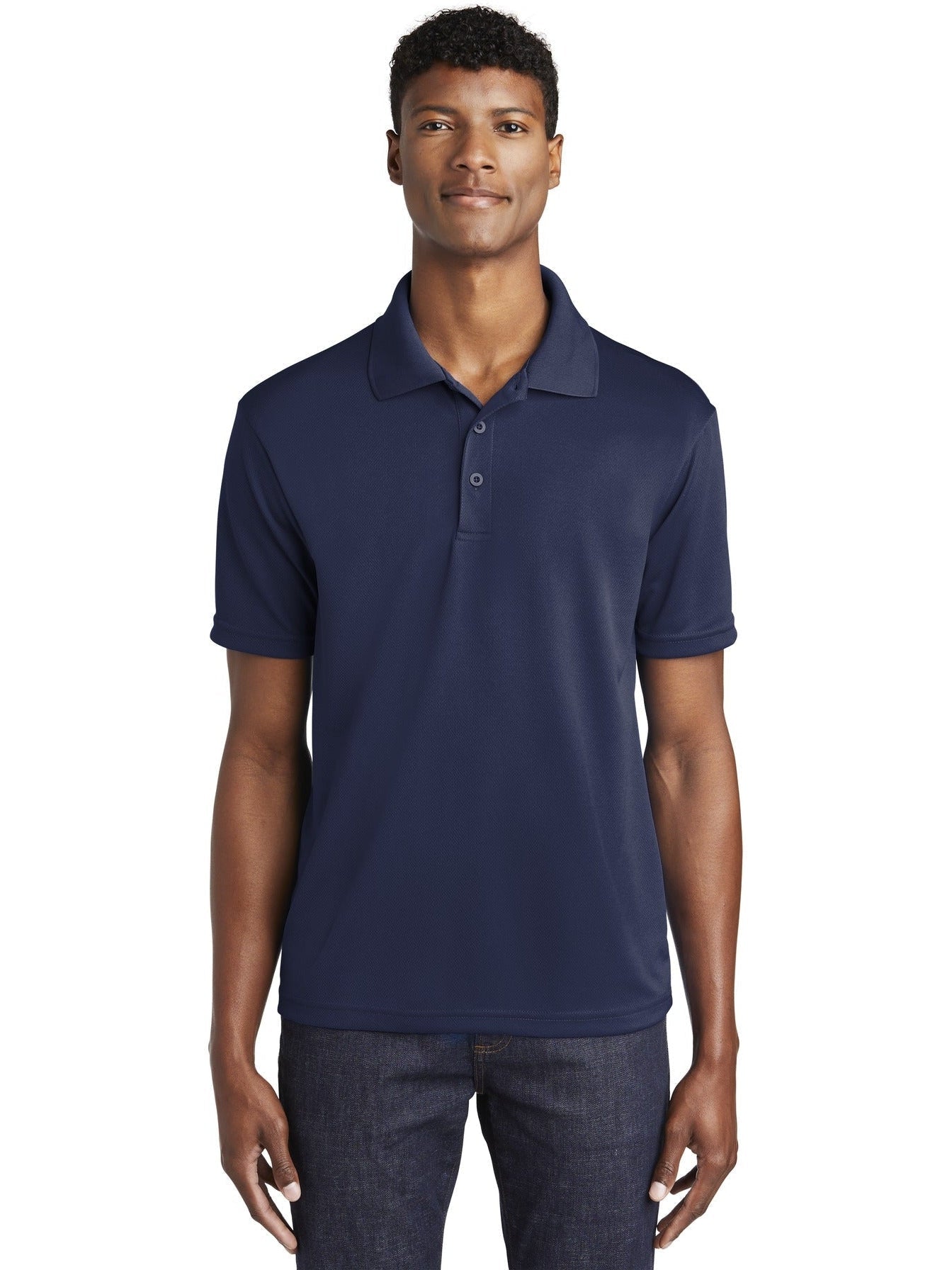  Sport-Tek PosiCharge RacerMesh Polo-Regular-Sport-Tek-True Navy-S-Thread Logic