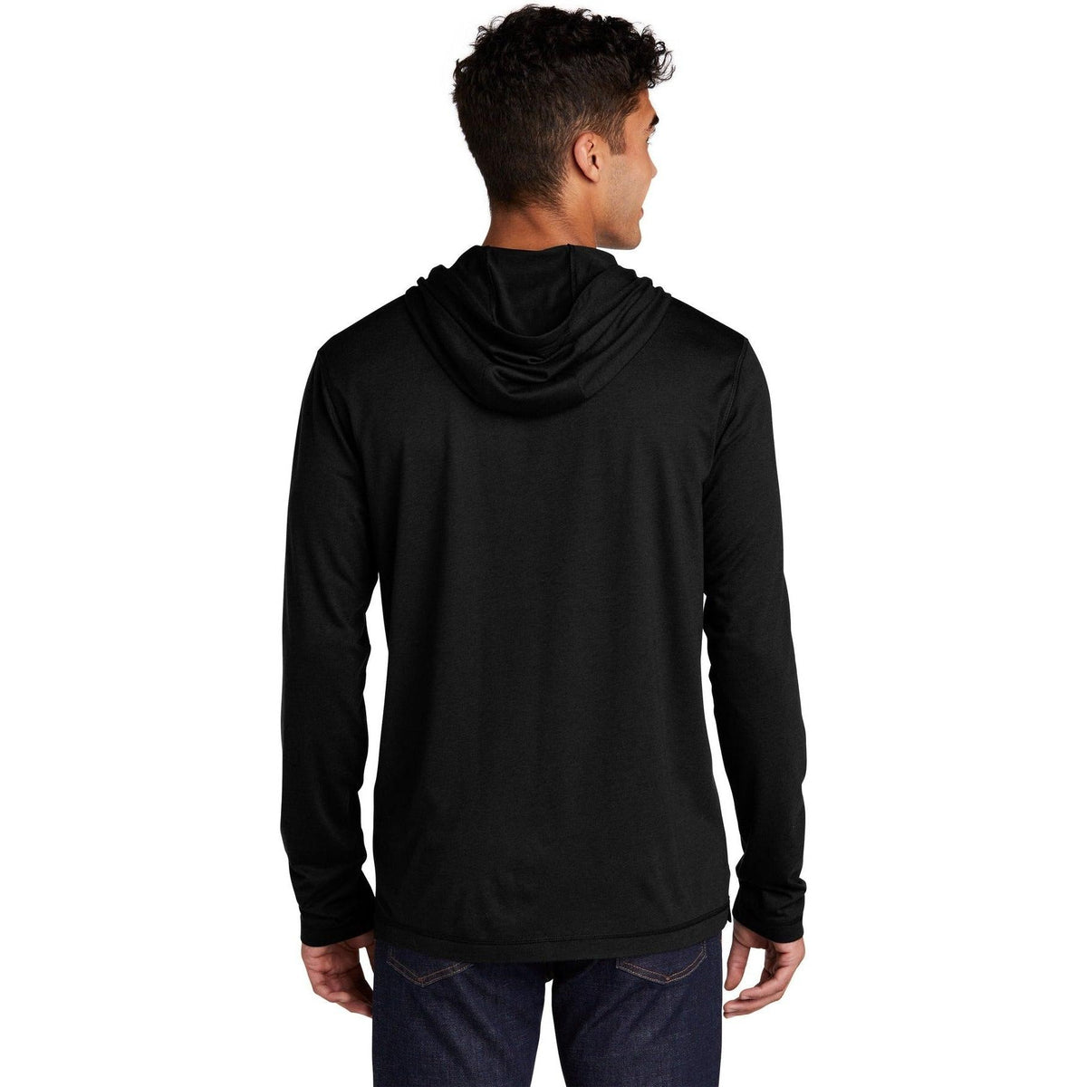 no-logo Sport-Tek PosiCharge Tri-Blend Wicking Long Sleeve Hoodie-Hoodies-Sport-Tek-Thread Logic