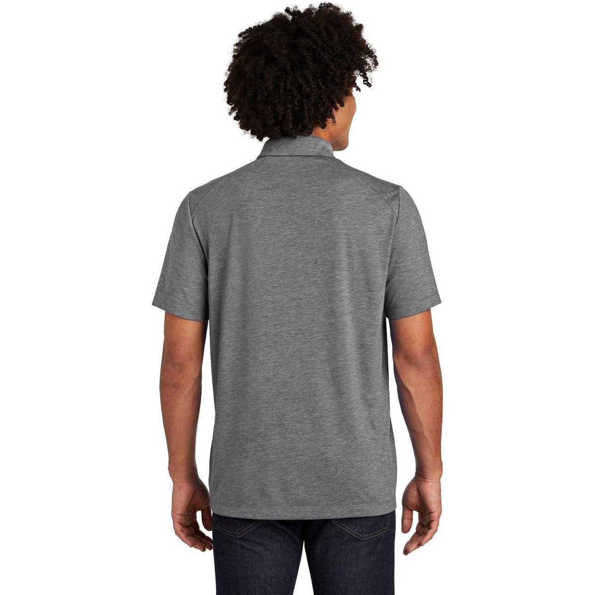 no-logo Sport-Tek PosiCharge Tri-Blend Wicking Polo-Regular-Sport-Tek-Thread Logic