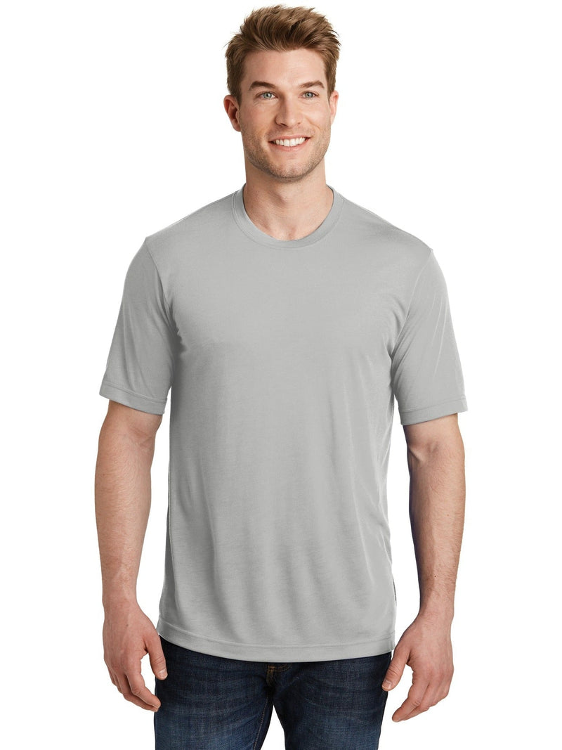  Sport-Tek Posicharge Competitor Cotton Touch Tee-Regular-Sport-Tek-Silver-S-Thread Logic