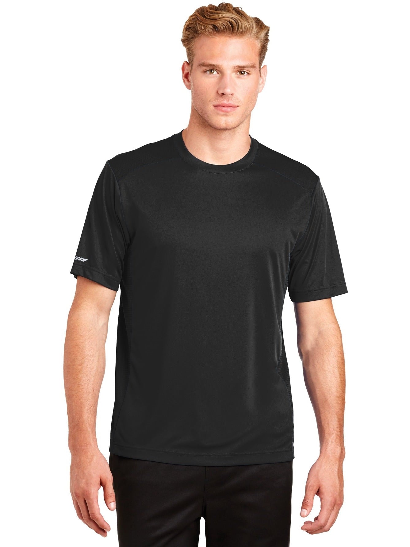  Sport-Tek Posicharge Elevate Tee-Regular-Sport-Tek-Black-S-Thread Logic