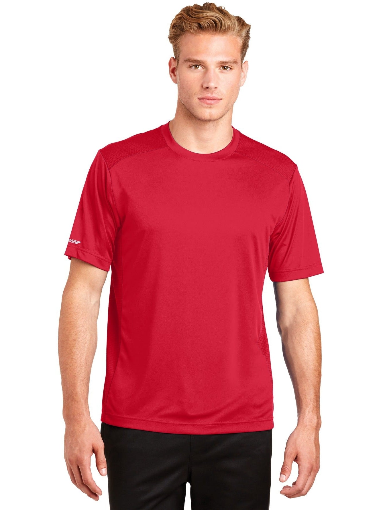  Sport-Tek Posicharge Elevate Tee-Regular-Sport-Tek-True Red-S-Thread Logic