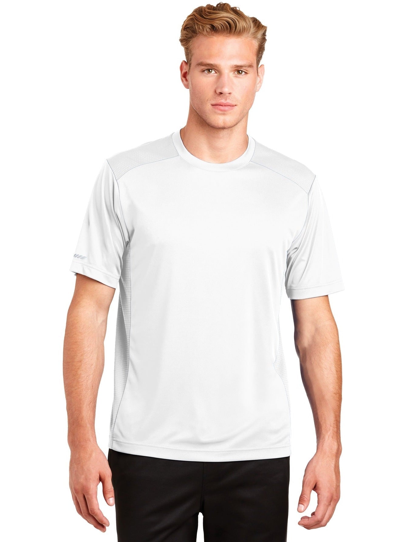  Sport-Tek Posicharge Elevate Tee-Regular-Sport-Tek-White-M-Thread Logic