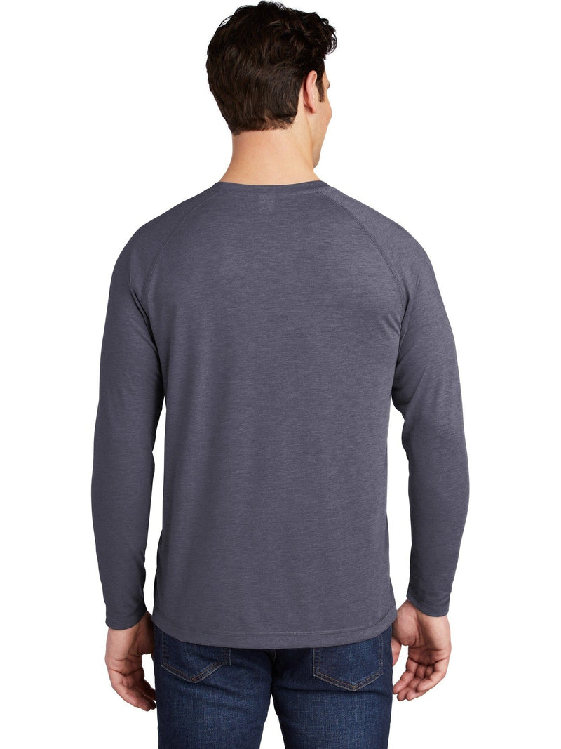 no-logo Sport-Tek Posicharge Long Sleeve Tri-Blend Wicking Raglan Tee-Regular-Sport-Tek-Thread Logic