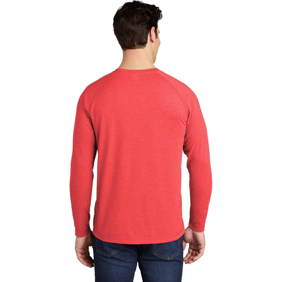 no-logo Sport-Tek Posicharge Long Sleeve Tri-Blend Wicking Raglan Tee-Regular-Sport-Tek-Thread Logic