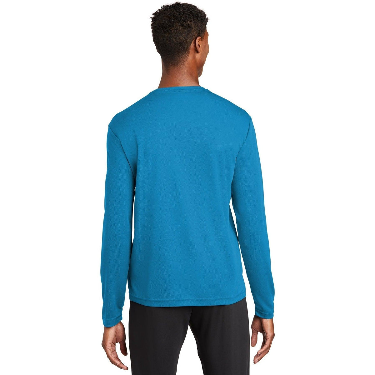 no-logo Sport-Tek Posicharge Racermesh Long Sleeve Tee-Regular-Sport-Tek-Thread Logic