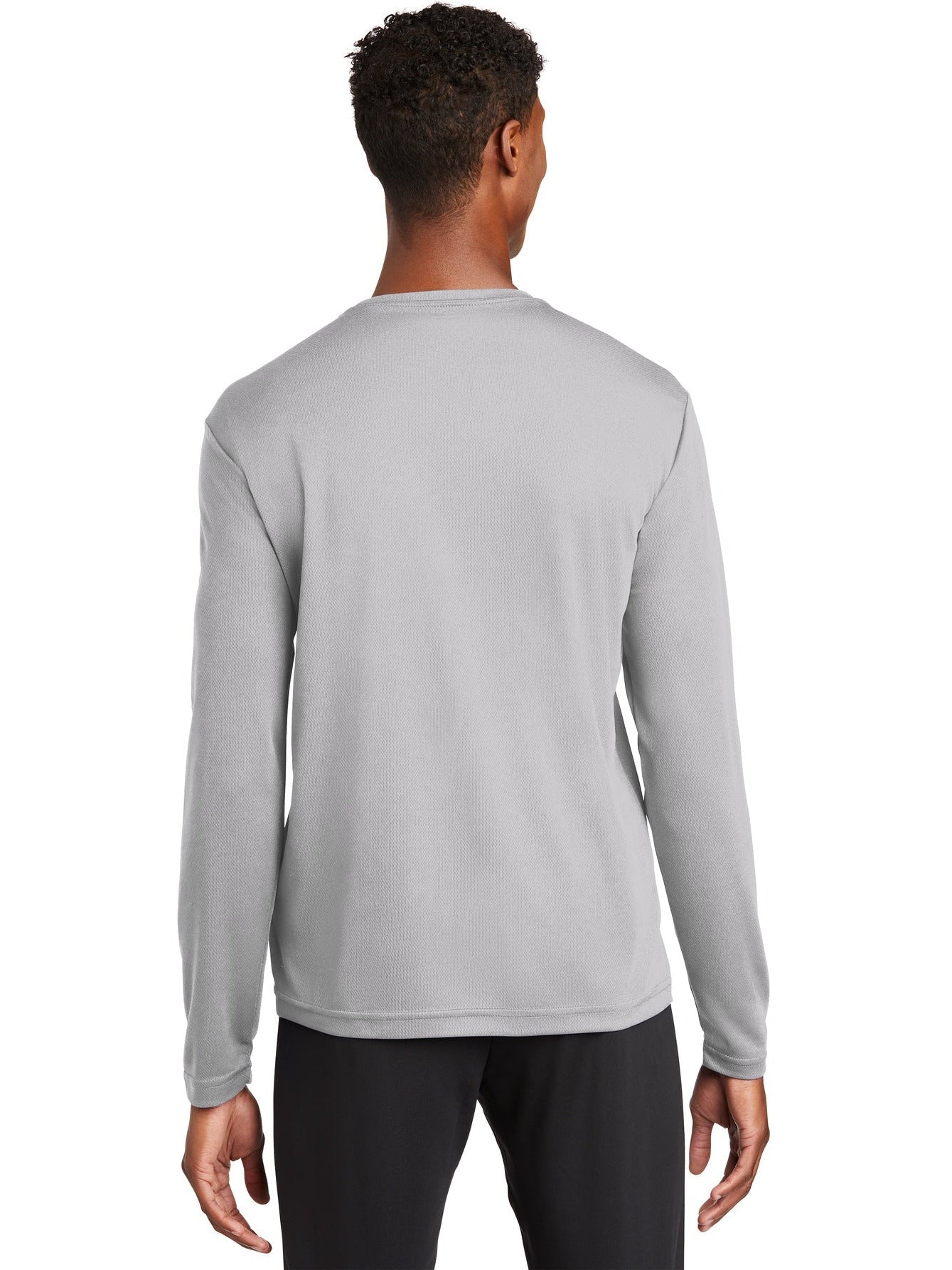 no-logo Sport-Tek Posicharge Racermesh Long Sleeve Tee-Regular-Sport-Tek-Thread Logic