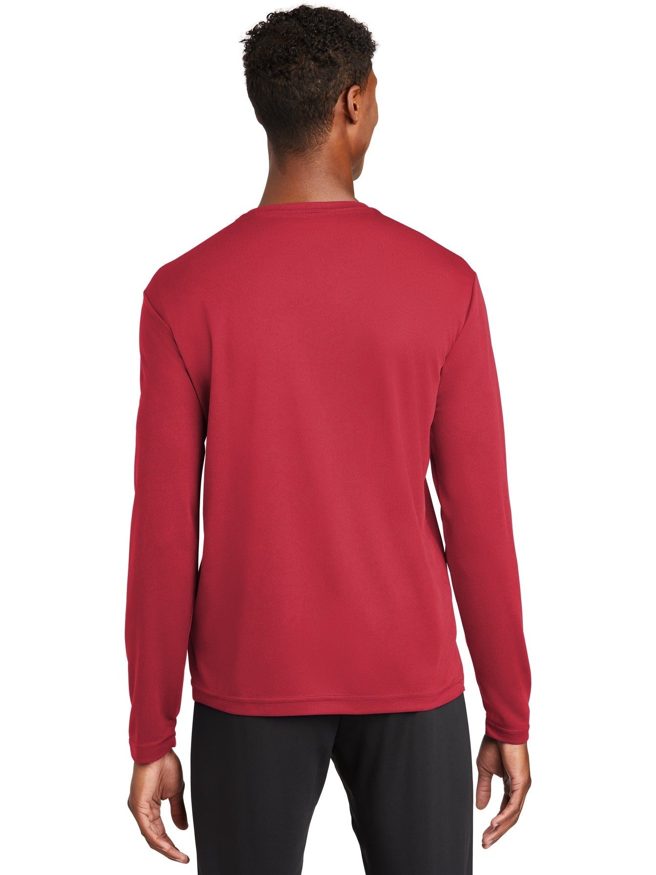 no-logo Sport-Tek Posicharge Racermesh Long Sleeve Tee-Regular-Sport-Tek-Thread Logic
