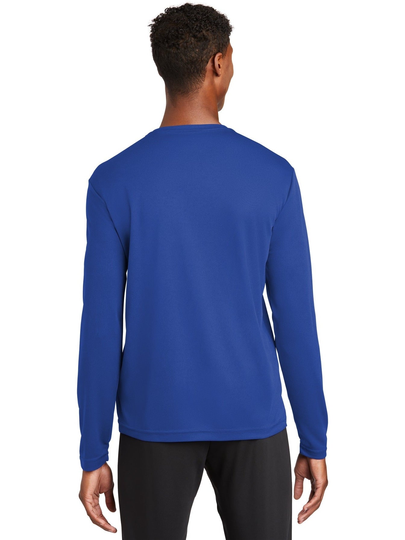 no-logo Sport-Tek Posicharge Racermesh Long Sleeve Tee-Regular-Sport-Tek-Thread Logic