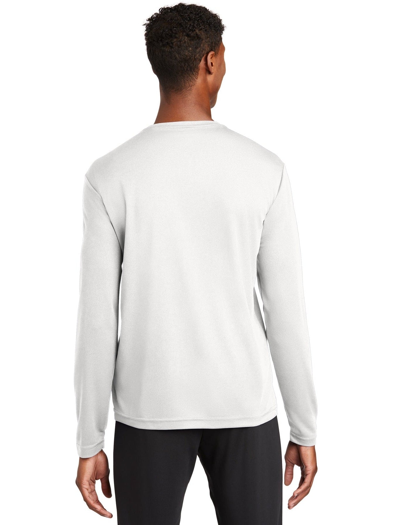 no-logo Sport-Tek Posicharge Racermesh Long Sleeve Tee-Regular-Sport-Tek-Thread Logic