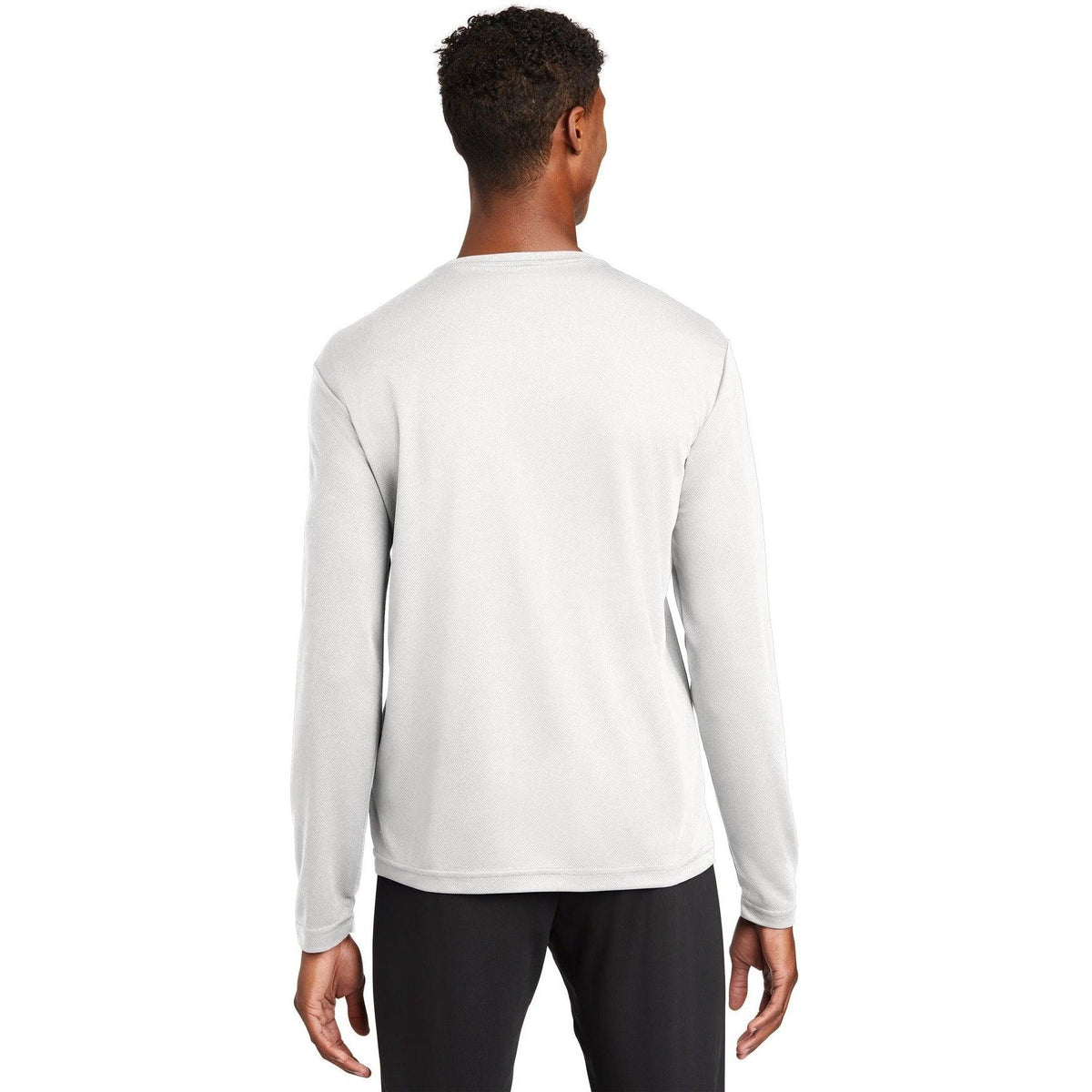 no-logo Sport-Tek Posicharge Racermesh Long Sleeve Tee-Regular-Sport-Tek-Thread Logic