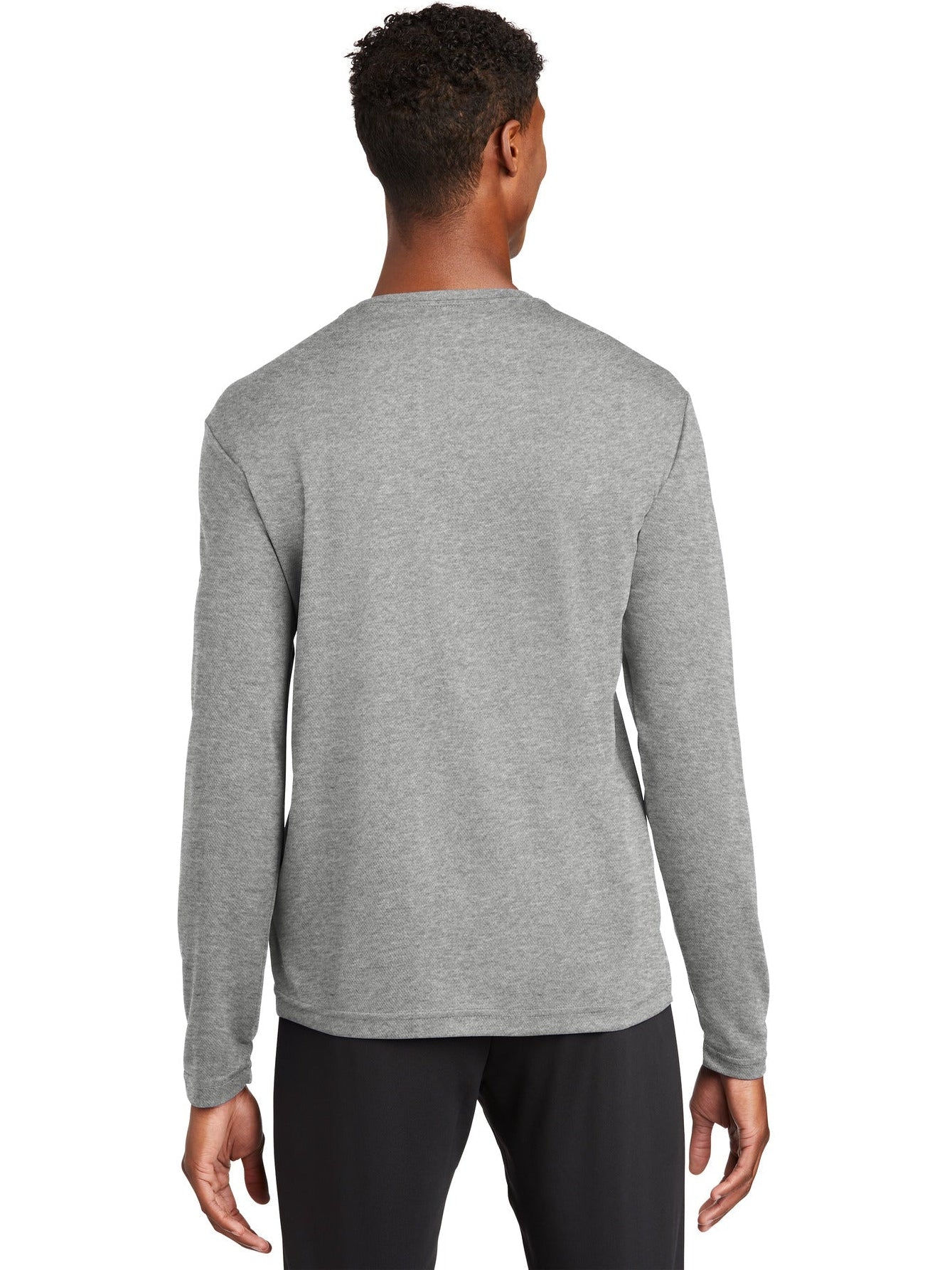 no-logo Sport-Tek Posicharge Racermesh Long Sleeve Tee-Regular-Sport-Tek-Thread Logic