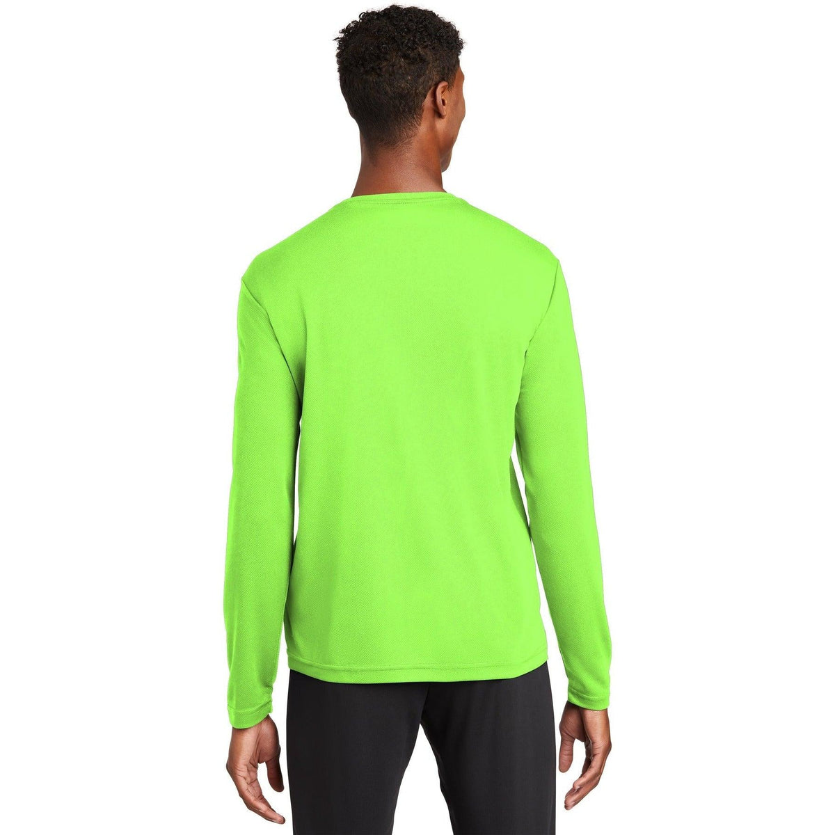 no-logo Sport-Tek Posicharge Racermesh Long Sleeve Tee-Regular-Sport-Tek-Thread Logic