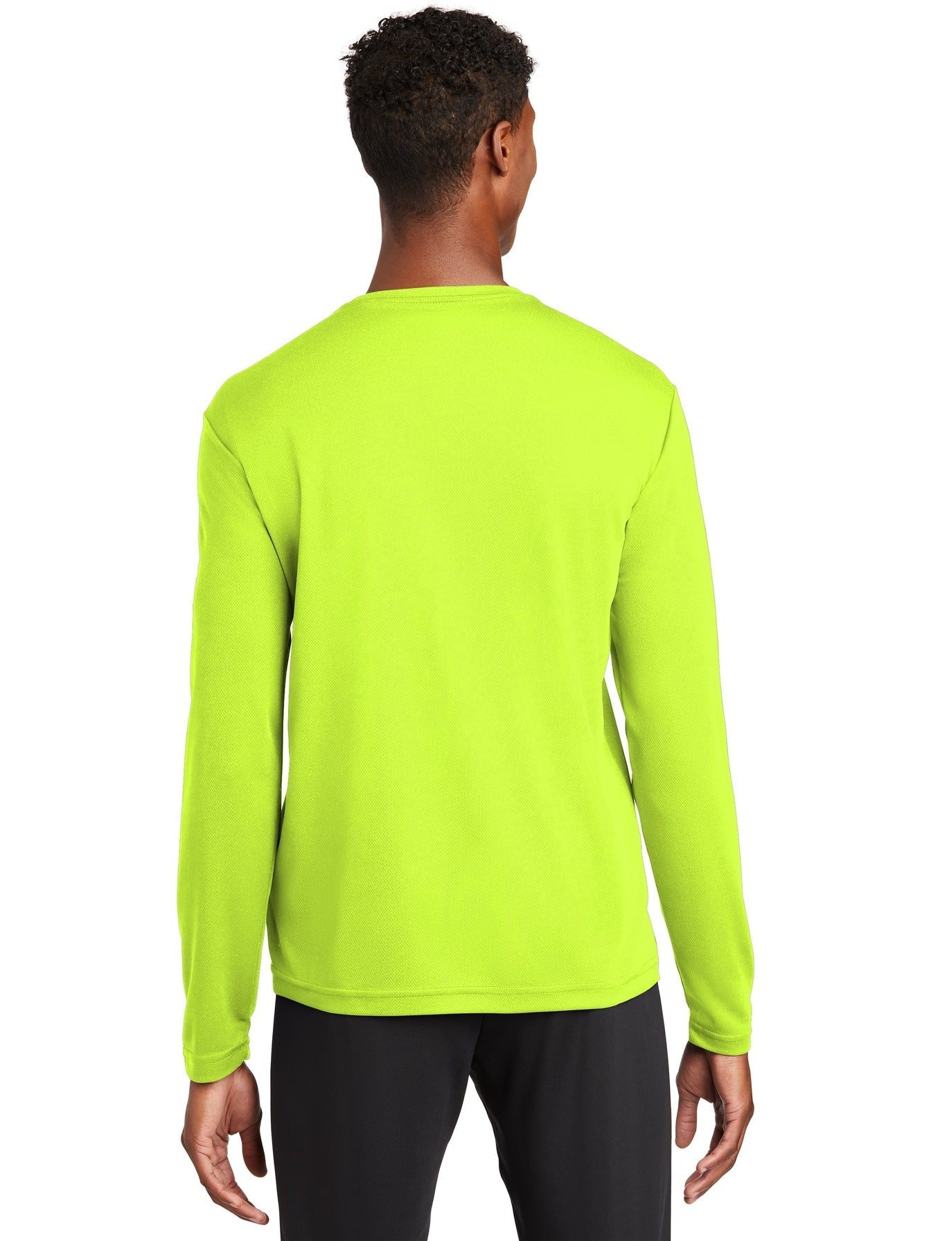 no-logo Sport-Tek Posicharge Racermesh Long Sleeve Tee-Regular-Sport-Tek-Thread Logic