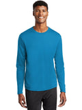  Sport-Tek Posicharge Racermesh Long Sleeve Tee-Regular-Sport-Tek-Pond Blue-S-Thread Logic