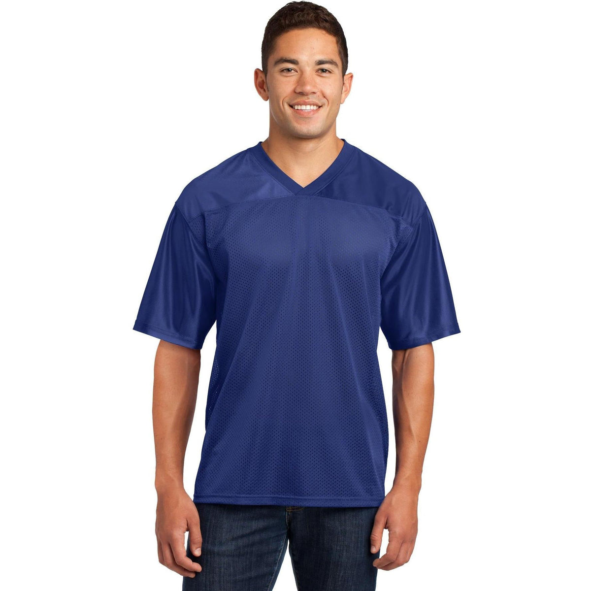no-logo  Sport-Tek Posicharge Replica Jersey-Regular-Sport-Tek-True Royal-S-Thread Logic