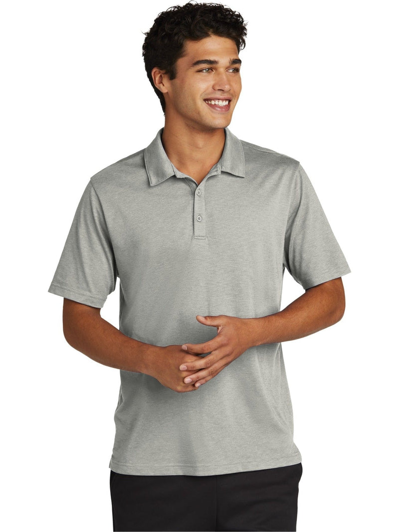  Sport-Tek Posicharge Strive Polo-Regular-Sport-Tek-Silver-S-Thread Logic